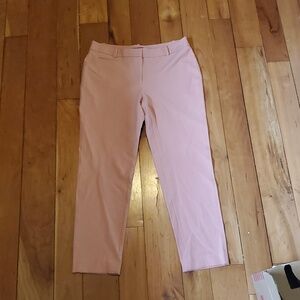 White House Black Market Blush Straight Leg Pants 10R
